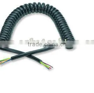 TPU 7 Pin Spiral Trailer Electrical Coils Without Plug thumbnail-1