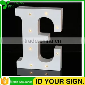 Decorative Wood Marquee Light Letters thumbnail-6