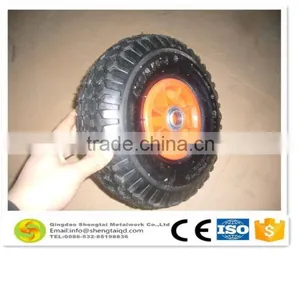 3.00-8 Wheel / 3.00-8 Rubber Wheel With Red Rim and 13x3 Wheel thumbnail-1