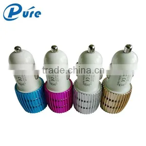 Universal 2 Port Usb Car Charger,promotional 2.1A Mobile Phone Car Charger With Indication Light thumbnail-6