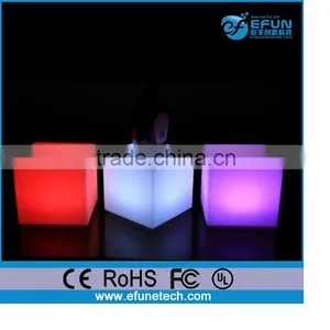Rechargable Rgb Led Light Outdoor Cube, White Plastic Led Ice Cubes thumbnail-1