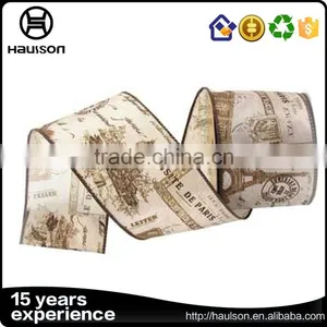 Design Your Own Favorated Printed Country Style French Ribbon thumbnail-6