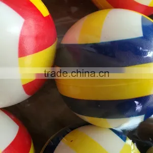 High Quality Hot Sell Mini Toys PU Ball With Volleyball Printing Play Ball Colorful Ball Toys For Kids Children thumbnail-4