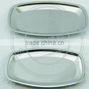 Square Stainless Steel Napkin Plate, Tissue Plate thumbnail-1