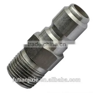 Stainless Steel, Quick Disconnect Plug and Male NPT Thread thumbnail-1
