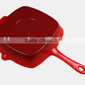 Safe Enamel Iron Cast Pots With Handle thumbnail-1