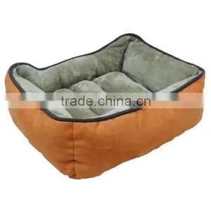 Wholesale Pet Products Low Price Soft Cozy Luxury Rectangle Dog Cat Bed thumbnail-6
