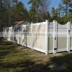 Custom Height and Colors Commercial WPC Material Fence Panels thumbnail-3