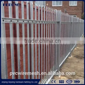 Gold Manufacturer Electro Galvanized Palisade Fence thumbnail-2
