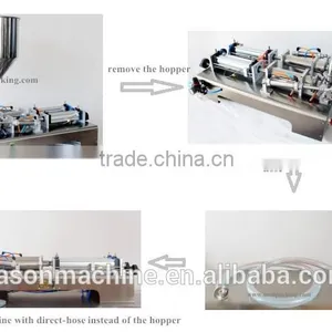 100-1000mlStainless Steel Single Head Cream Pneumtic Filling Machine thumbnail-4