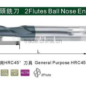 45HRC Carbide Square Endmills / Ball Nose Endmills thumbnail-3