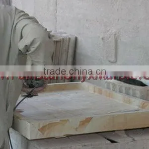 Natural Marble/Teakwood Marble Shower Tray, thumbnail-1