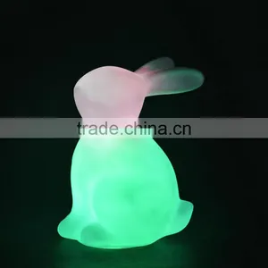 LED Multi-colour Change Rabbit Shaped Night Light for Whole Sale thumbnail-1