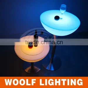 Fashional Bar Nightclub Round Glow LED Table thumbnail-2