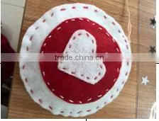 Felt Handmade Christmas Decoration/christmas Ornaments, Round thumbnail-2