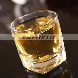 Glassware Elegent Heavy Base Collection, Square Shot Glass Clear thumbnail-2
