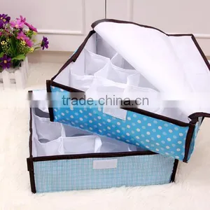 N492 Household Non Woven Box Foldable 12 Grid Storage Box thumbnail-6