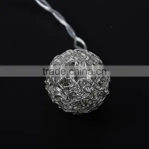 Christmas Led Light Battery Operated Led String Lights Aluminium Ball thumbnail-5