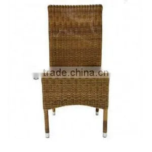 2017 Trade Assurance New Design Luxury Round Rattan Wicker Metal Frame Stackable Chair Furniture thumbnail-1