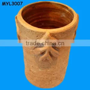 Clay Flower Planter Shaped Terracotta Ice Bucket thumbnail-1