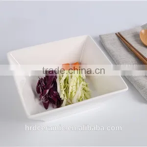 1600ml White Ceramic/porcelain/new Style Big Size Dinnerware /tableware Sala Bowl thumbnail-5