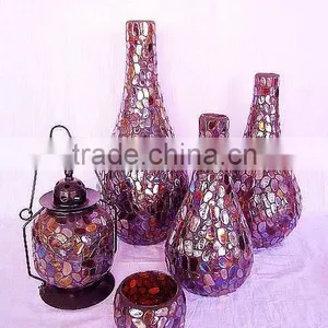 Hot Sale & High Quality Best Price Red Mosaic Vase thumbnail-1