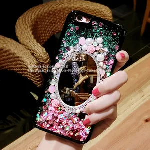 Diamond Mirror Cover Case Silicone Cell Phone Case Mobile Phone Cases for IPhone7/7Plus/6/6s/6plus/6splus Soft Shell thumbnail-2