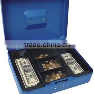 451501 Money Safe Deposit Box Metal Home Security Key Cash Coin Box thumbnail-2