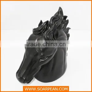 Customized Decoration Elegant Vivid Horse Head Sculpture thumbnail-3