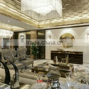 Stainless Steel Framed Wall Decorative Mirror In Hospitality Project thumbnail-6