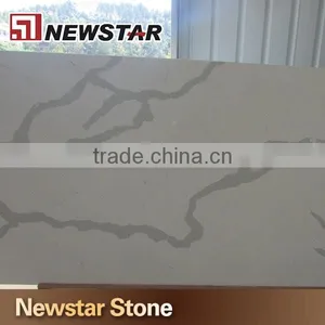 Engineered Stone Snow White Quartz Surface thumbnail-1