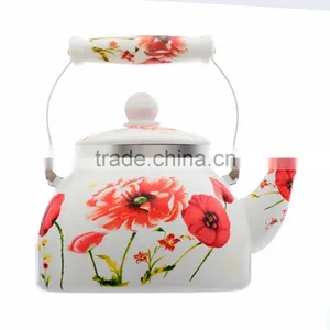 Tea Set 2.5 L Ceramic Teapot With Flower Design TeaPot Wholesale thumbnail-5