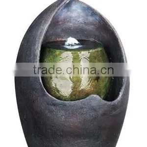 Abstract Tabletop Fountain With LED Light thumbnail-2