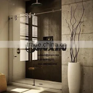 Guangzhou JINXIN 1200mm Sliding Glass Shower Doors With Toughened Safety Glass thumbnail-4