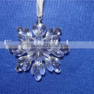 Wholesale Acrylic Different Style Clear Snowflake for Snowflake Ornament thumbnail-3