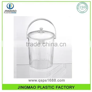 BPA Free Transparent Acrylic Ice Bucket With Lid thumbnail-1