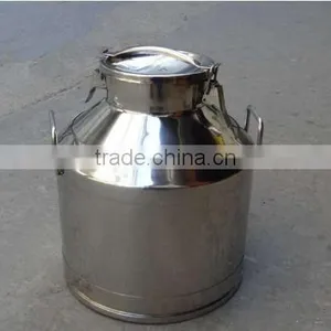 High Quality Mirror Polished Food Sanitary 304 Stainless Steel Milk Can thumbnail-2