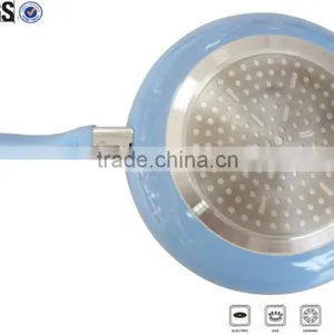 9pcs Cookware in Aluminum With White Ceramic Nonstick Coating thumbnail-5