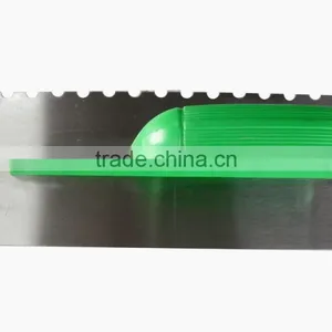 Plastic Handle Plaster Trowel / Putty Knife With Teeth thumbnail-2
