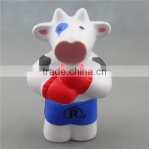 pu Promotional Gifts Boxing Cow Shape Antistress thumbnail-1