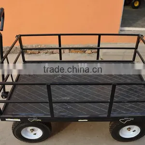 Metal Hand Pull Garden Tool Cart thumbnail-2