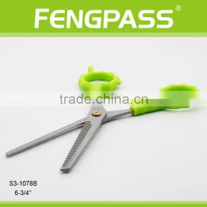 S3-1078B 6-3/4" Inch 2CR13 Stainless Steel With PP Handle Salon Hair Thinning Scissors For Hairdresser thumbnail-4