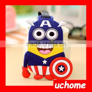 UCHOME Wholesale Promotional Products Plastic Wholesale Cartoon Luggage Tags For Kids thumbnail-2