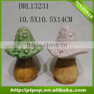 Ceramic Mushroom for Home and Garden thumbnail-1