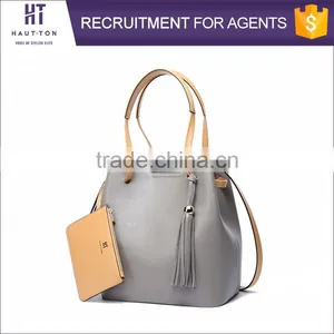 Fashion Women Genuine Top Cow Leather Travel Shoulder Bags Wholesale High Quality Big Size Shoulder Handbags For Ladies thumbnail-1