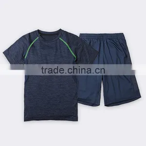 Student's College Outfit 2017 New School Children's Sportswear Short Sleeved Two Pieces thumbnail-3