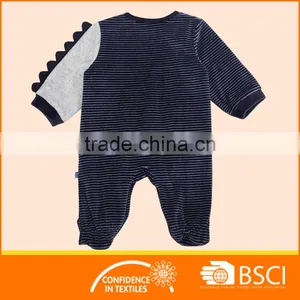 Winter Baby Romper Velour BABY GROWS thumbnail-3