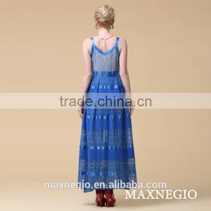 New Styles Halter Neck Evening Dress Patterns Garment for Lady thumbnail-1