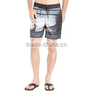 OEM Cheap Men's 100%polyester Beach Shorts Custom Printed Boardshorts thumbnail-1
