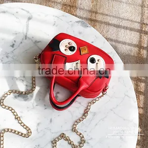 Red Handbags Cheap Women Famous Fashion Sling Bag thumbnail-2
